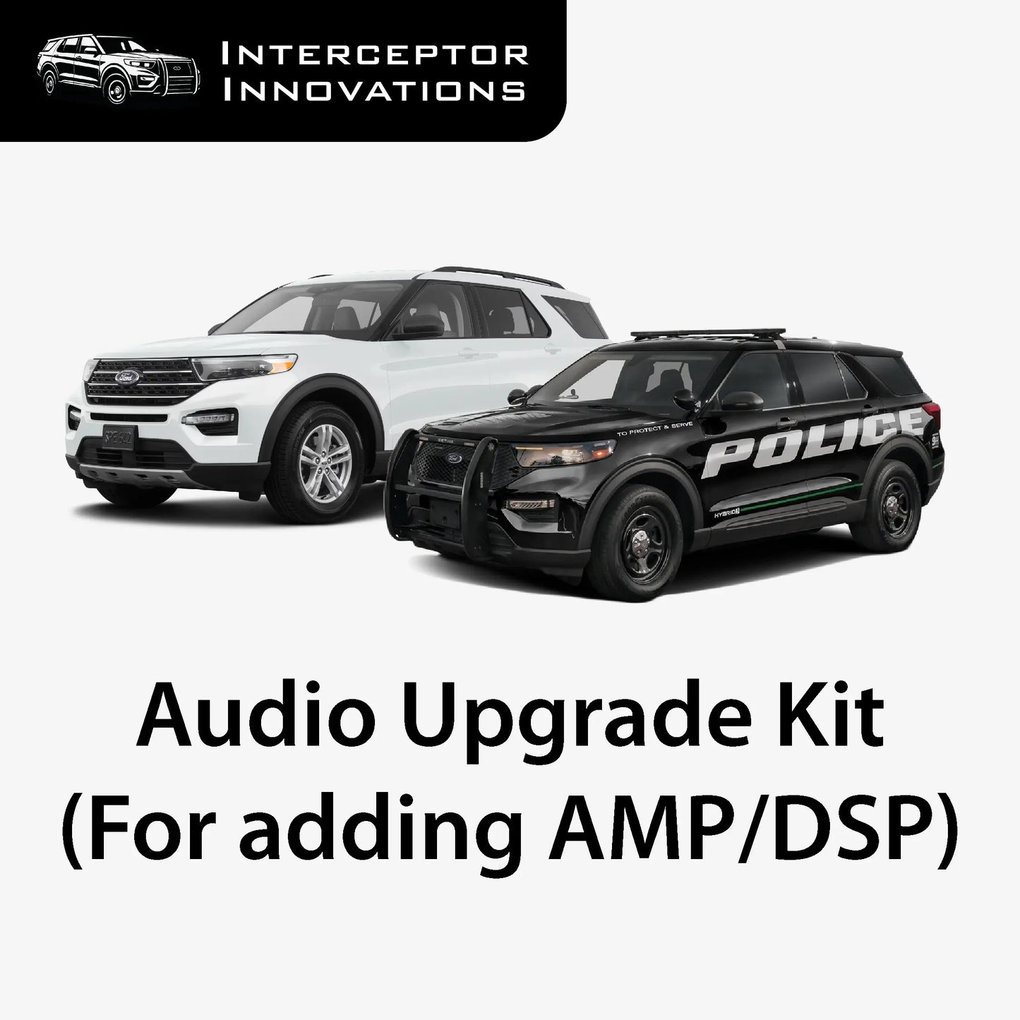 Audio Upgrade Kit for 2020+ Ford Explorer & Police Interceptor Utility