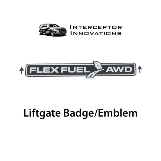 Police Interceptor Liftgate Badge/Emblem (4 Options)