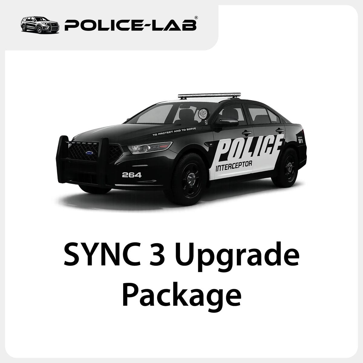 SYNC 3 Upgrade Package for 2013-2019 Ford Police Interceptor Sedan