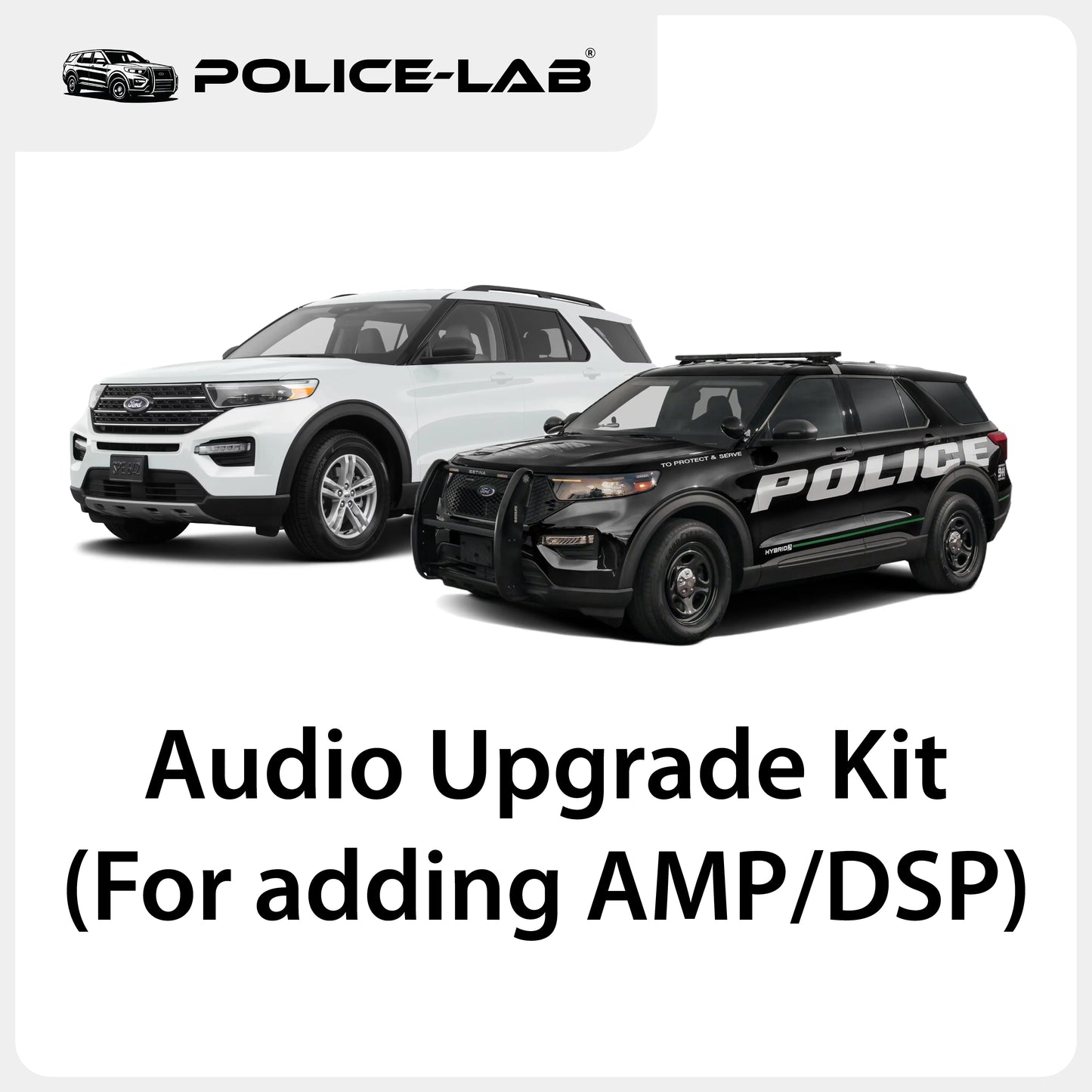 Audio Upgrade Kit for 2020+ Ford Explorer & Police Interceptor Utility
