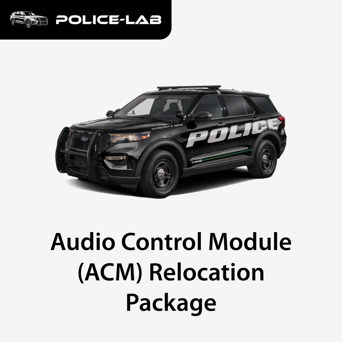 Module de commande audio (ACM) relocalisé pour Ford Police Interceptor Utility 2020-2024