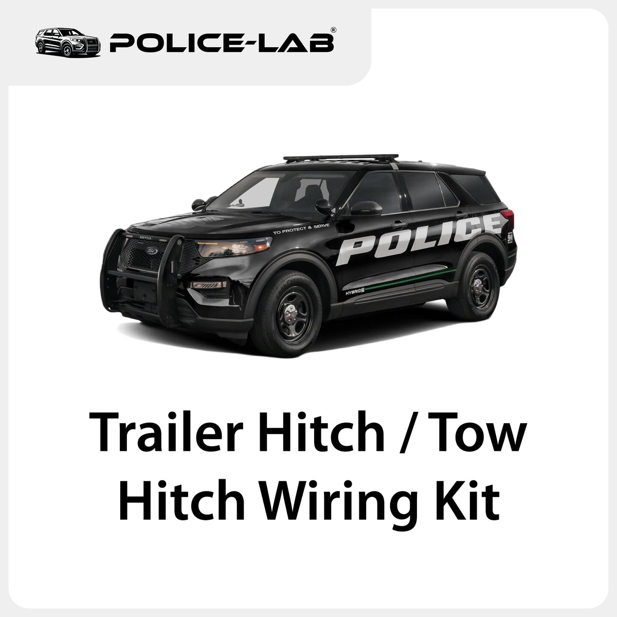 Kit de cableado para enganche de remolque para Ford Police Interceptor Utility 2020-2024