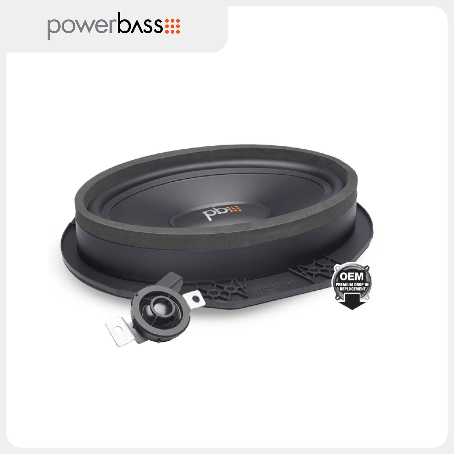 Powerbass Ford 6"x9" 80W RMS Component Speakers Kit (OE69C-FD)