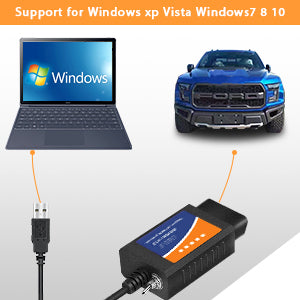 ELM327 FORScan OBD2 USB Adapter for Windows