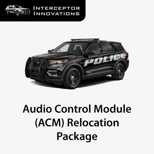 Audio Control Module (ACM) Relocation Package for 2020-2024 Ford Police Interceptor Utility
