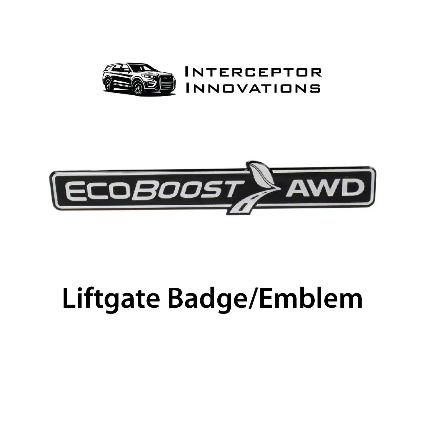 Police Interceptor Liftgate Badge/Emblem (4 Options)
