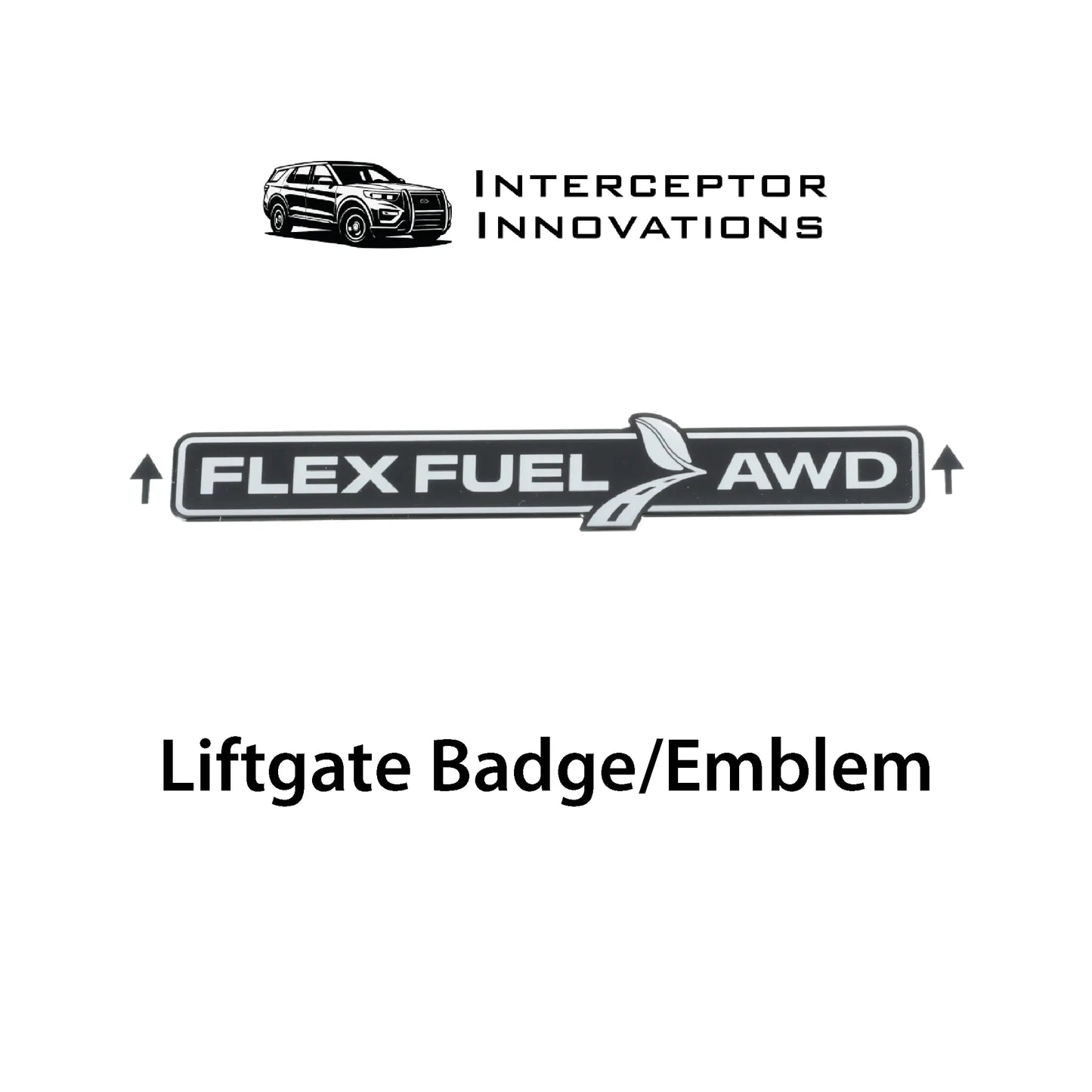 Police Interceptor Liftgate Badge/Emblem (4 Options)
