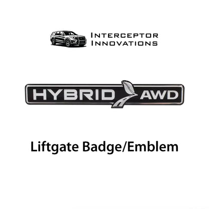 Police Interceptor Liftgate Badge/Emblem (4 Options)