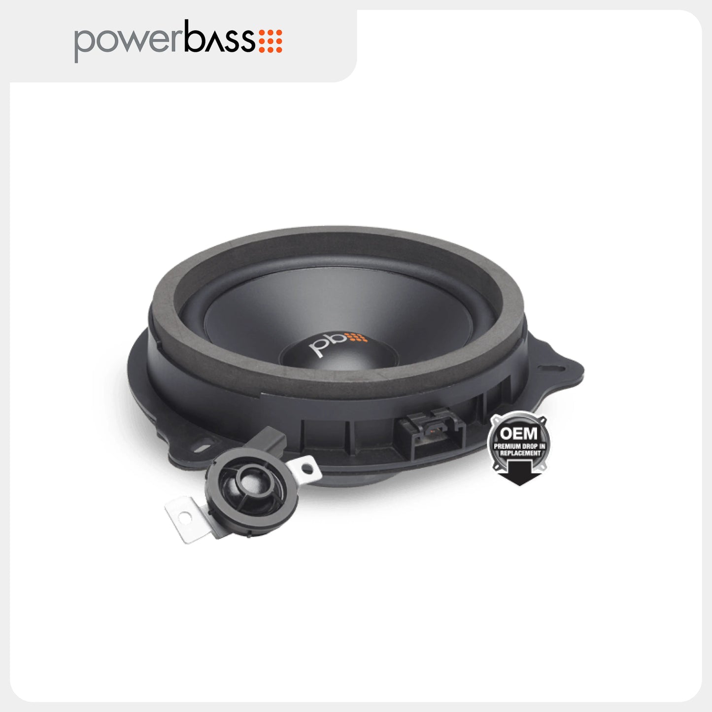 Powerbass Ford 6.5" 60W RMS Component Speakers Kit (OE65C-FD)