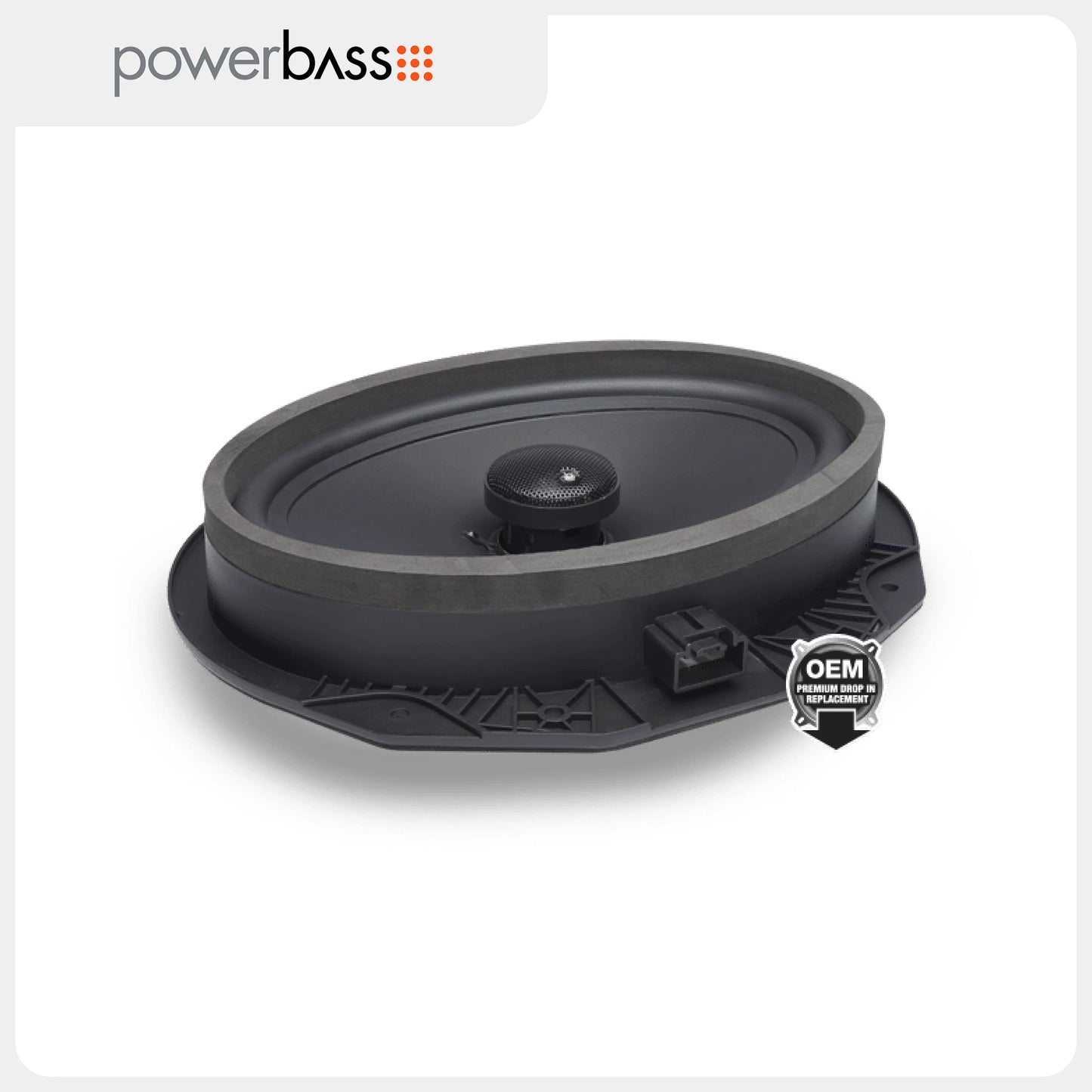 Powerbass Ford 6"x9" 80W RMS Coaxial Speakers Kit (OE692-FD)